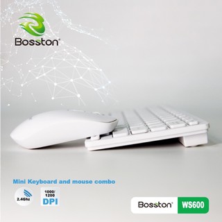 Bộ combo bàn phím + mouse mini Bosston WS600 cho văn phòng