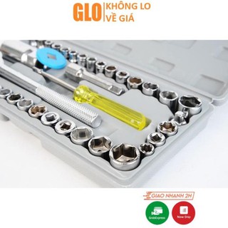 Bộ Đồ Nghề Sửa Xe Ô Tô Và Xe Máy 40 Món GloMart