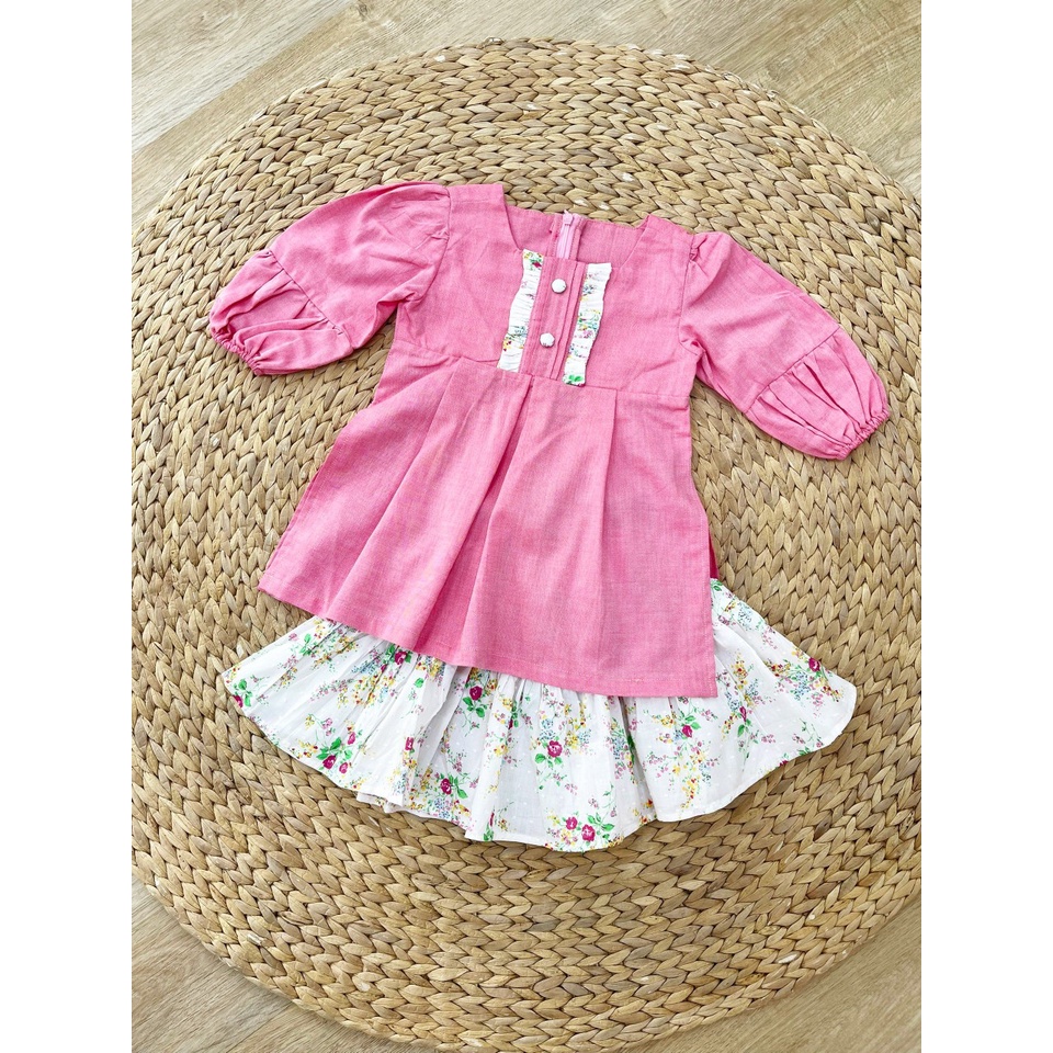 Set Áo dài cách tân bé gái Festival Sora Chan Tay Dài 9kg-46kg SoraChan-M161,M162,M163