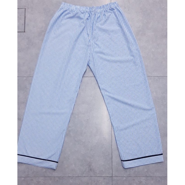 Bộ đồ pijama nam trung niên dài tay chất phin mềm mịn