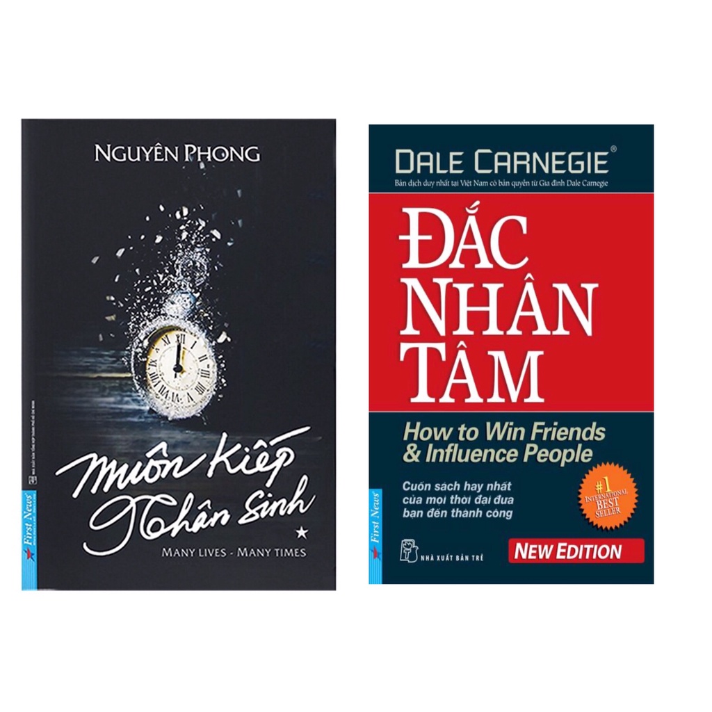 Sách - Combo Muôn kiếp nhân sinh + Đắc nhân tâm