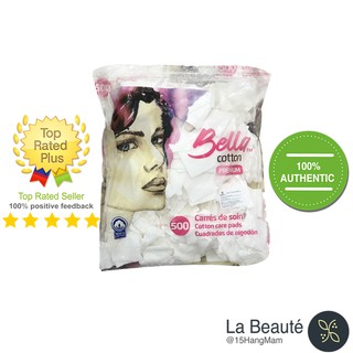 Bông Tẩy Trang Bella Cotton Premium 500 Miếng
