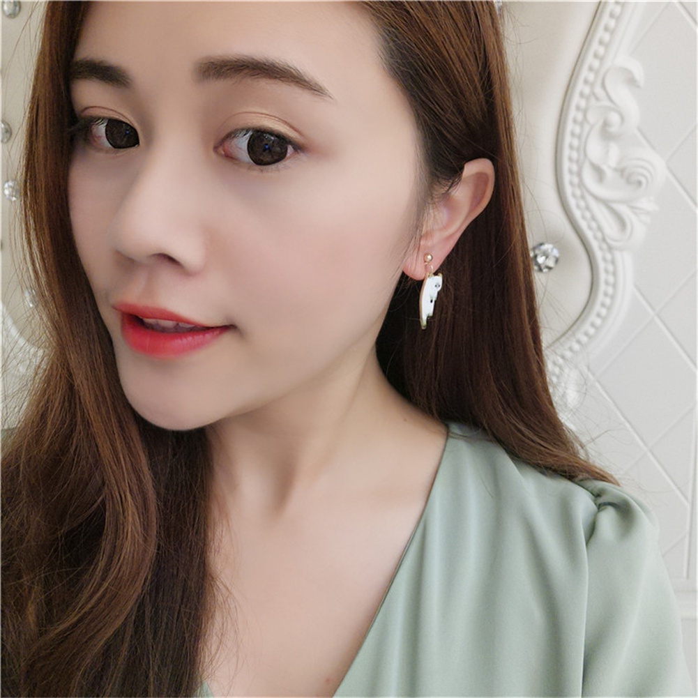 Bông Tai Móc Hình Mèo Dễ Thương Hoạt Hình