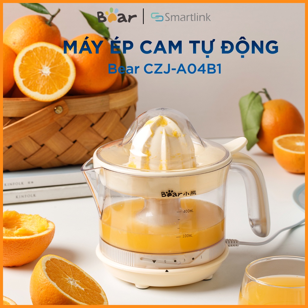 Máy Vắt, ép Cam Tự Động Thông Minh Bear CZJ-A04B1