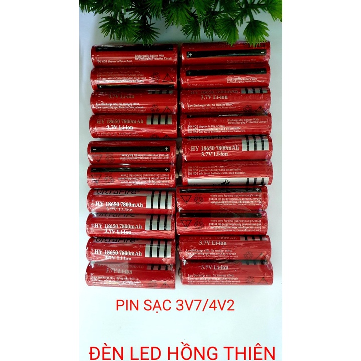 PIN PRC SẠC 3v7/ 4V2 18650 4200mAh