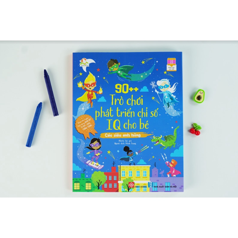 SÁCH - 90++ trò chơi phát triển chỉ số IQ cho bé ( 2 tập )