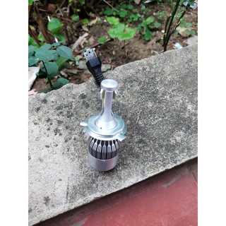 ĐÈN PHA LED C6 3 TIM LED H4 (GIÁ 1 BÓNG)