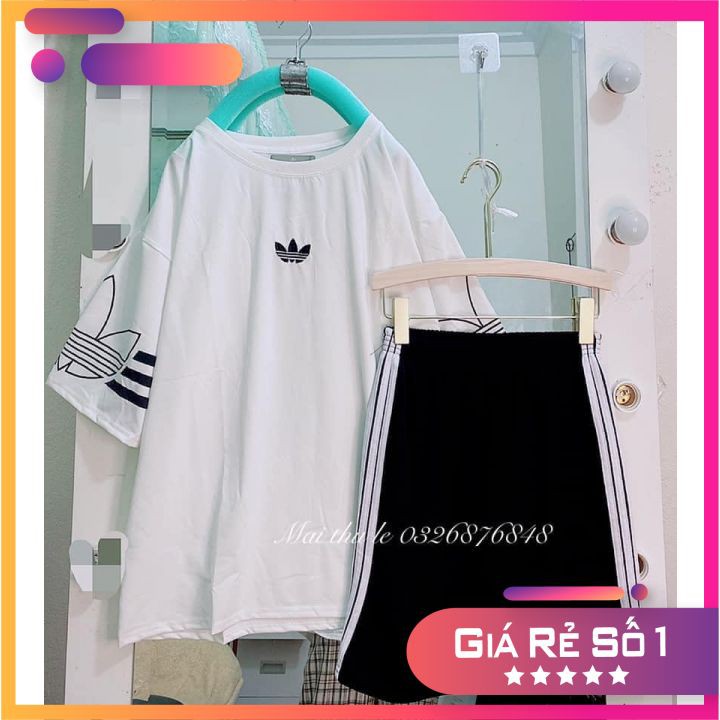 [Mã FADI5K245 giảm 5K đơn 0đ] [RẺ VÔ ĐỊCH] Sét Bộ Áo Thun Tay Lỡ Mix Quần Đùi 3 Sọc Nhiều Hình Cực Hot | BigBuy360 - bigbuy360.vn