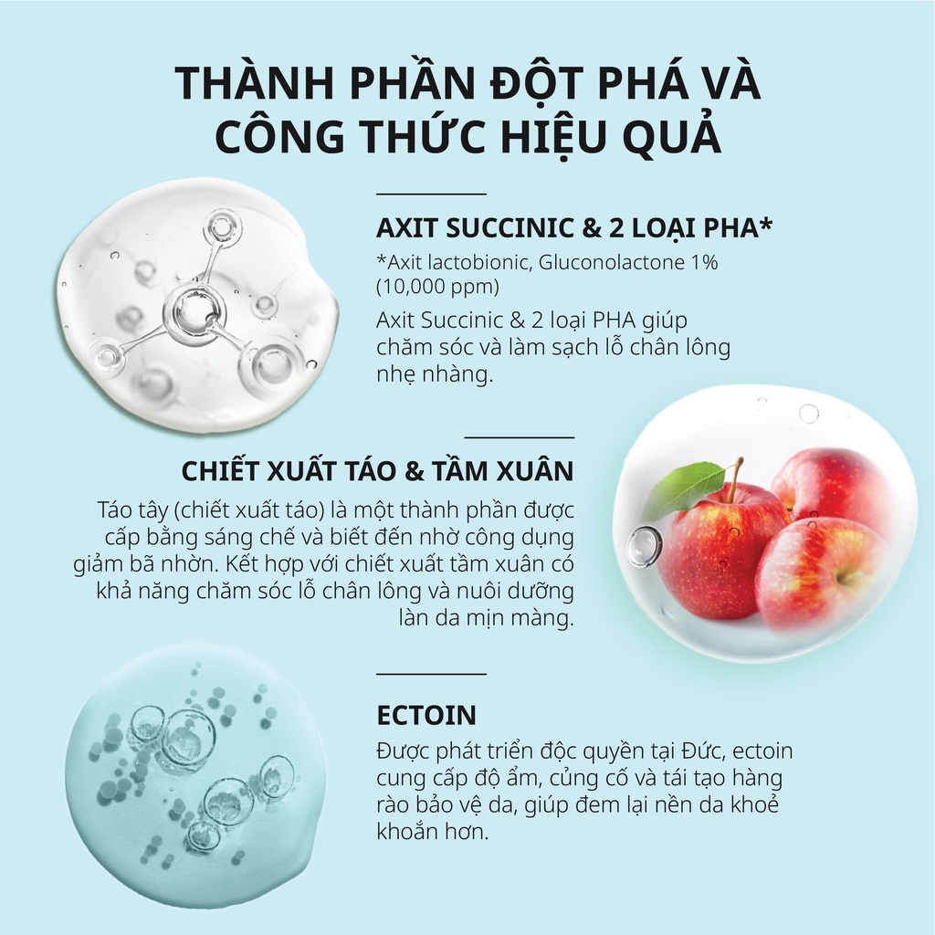 Tinh Chất Cô Đặc Tẩy Tế Bào Chết &amp; Thu Nhỏ Lỗ Chân Lông AHC Ampoule Directory Pha Solution 20ml