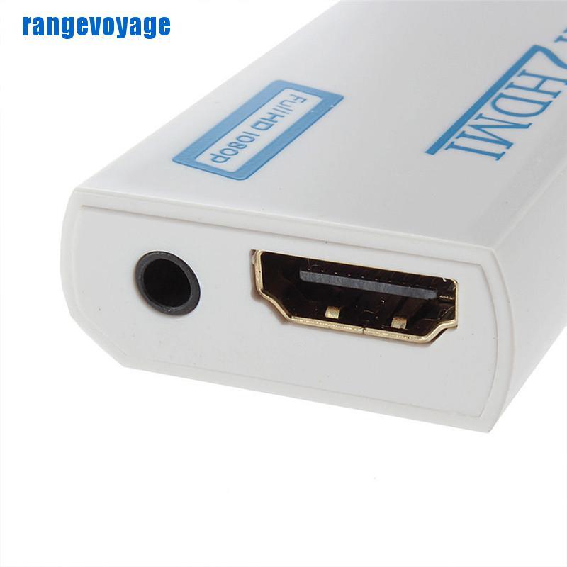 Đầu chuyển đổi HD Wii sang HDMI 1080P / 720P có cổng 3.5MM