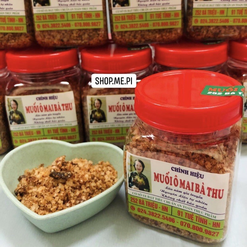 Muối ô mai Hà Nội CHÍNH HIỆU BÀ THU 100gr - 252 Bà Triệu