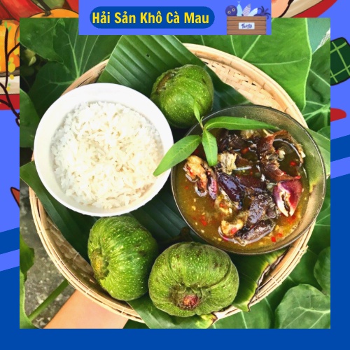 1kg ba khía Rạch Gốc trộn tỏi ớt mặn mặn ngọt ngọt Hải Sản Khô 69.