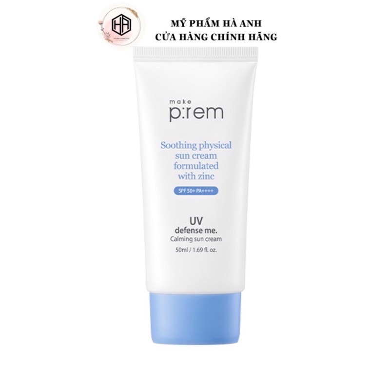 KEM CHỐNG NẮNG MAKE P:REM UV DEFENSE ME - BLUE RAY SUN CREAM