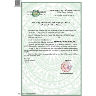 Sữa tăng cơ - Whey Protein - Whey Hydrolyzed VX Iso Pro 5lbs