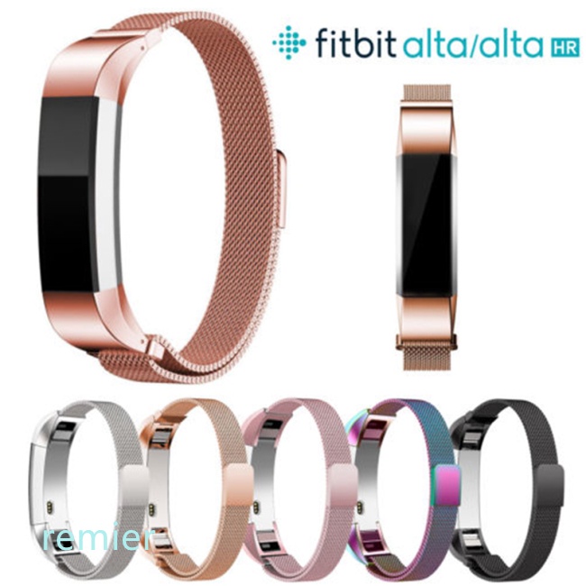 Dây Đeo Inox Khóa Nam Châm Cho Đồng Hồ Thông Minh Fitbit Alta / Alta HR