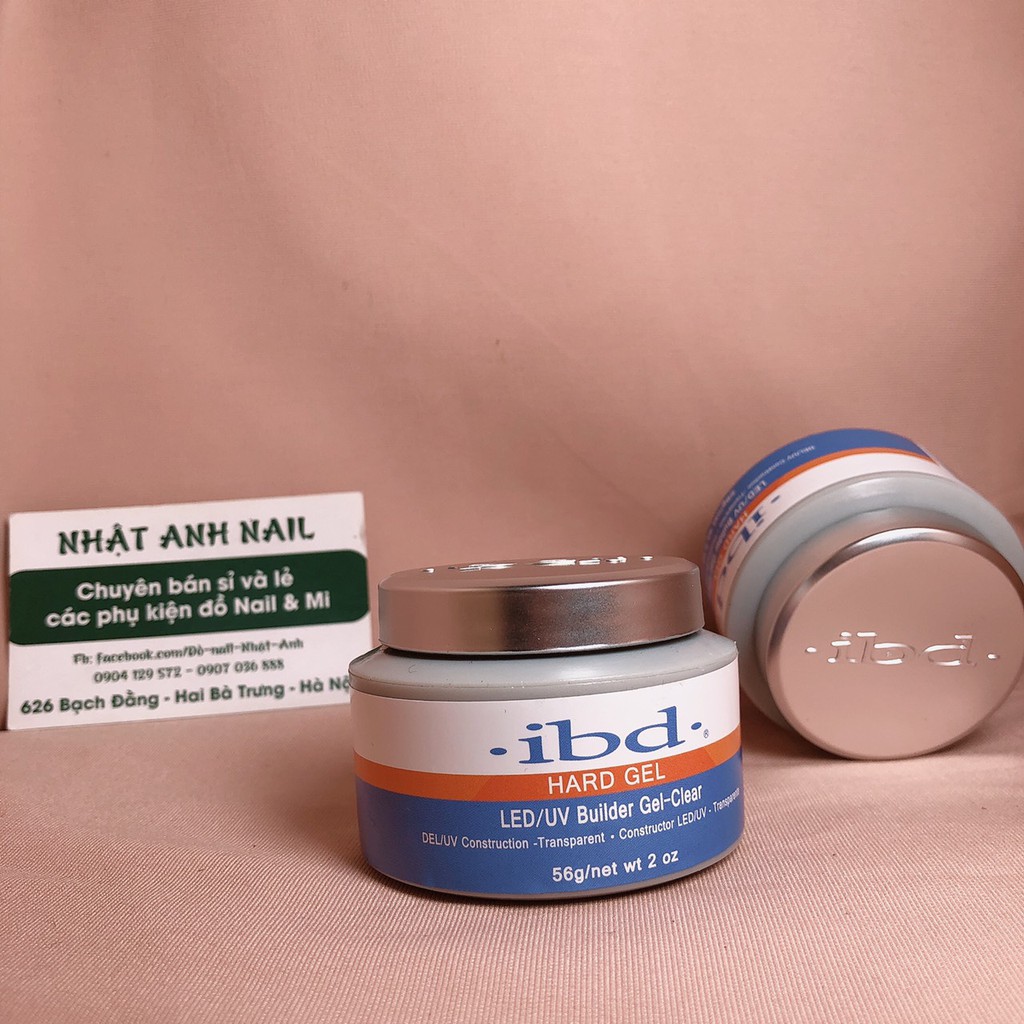 Gel đắp móng IBD không nóng, dụng cụ làm móng.