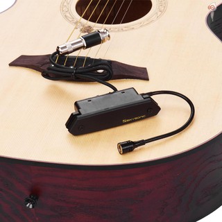 X&S SKYSONIC T-902 Acoustic Guitar Active Soundhole Pickup Magnetic + Microphone Dual Pickup Systems with Volume Controls for Classic Folk Guitars
