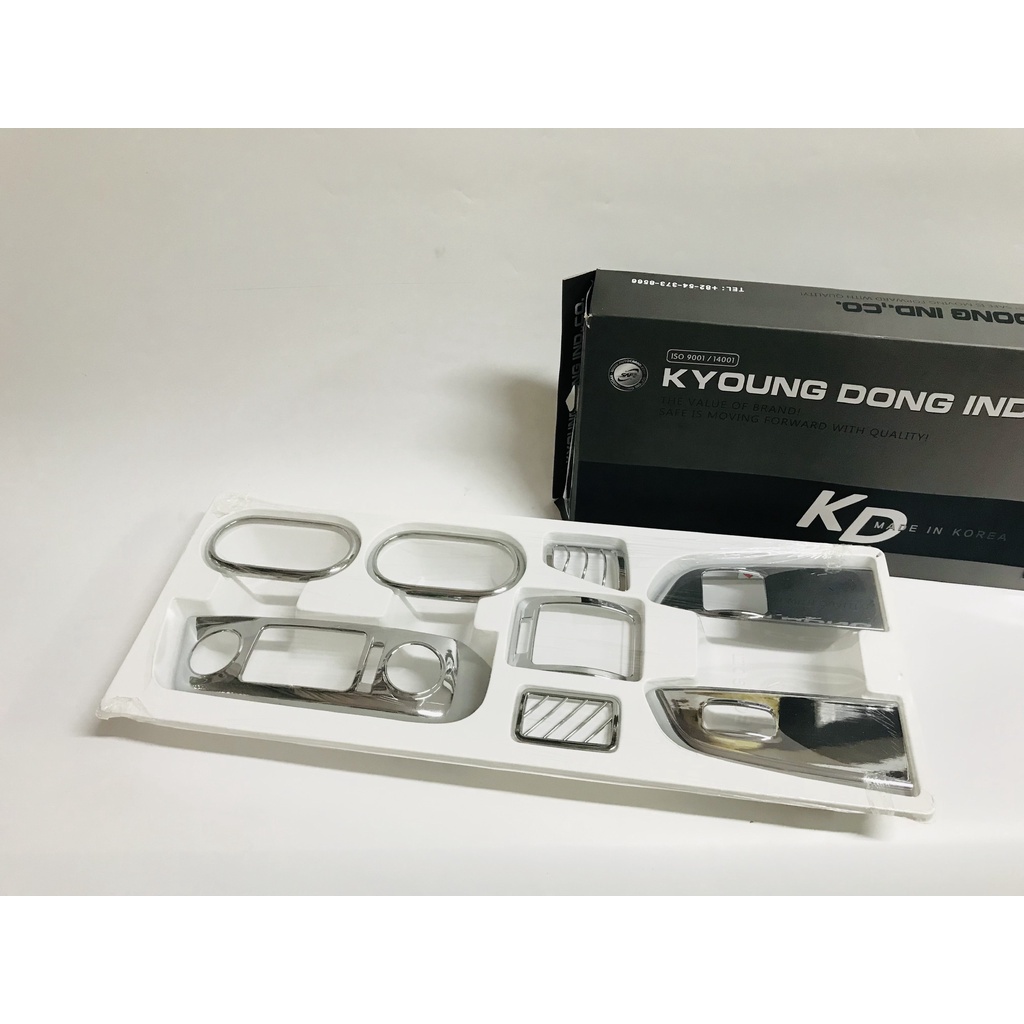 Ốp nội thất mạ crom trang trí bên trong nội thất xe tải Kia K200 K250 K150 K100 Bongo 3 nhập khẩu Hàn Quốc