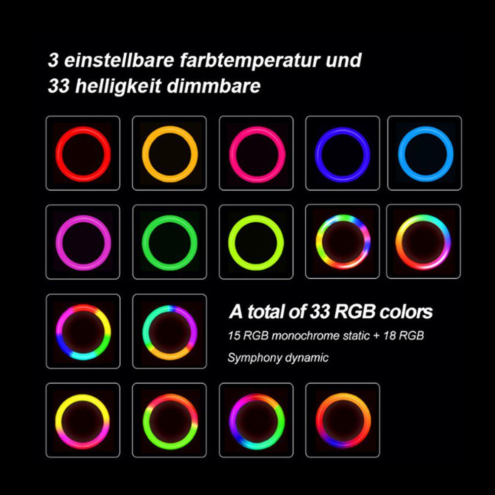 Chân Đứng Tripod 6 inch 33 RGB Có Thể Điều Chỉnh Độ Sáng