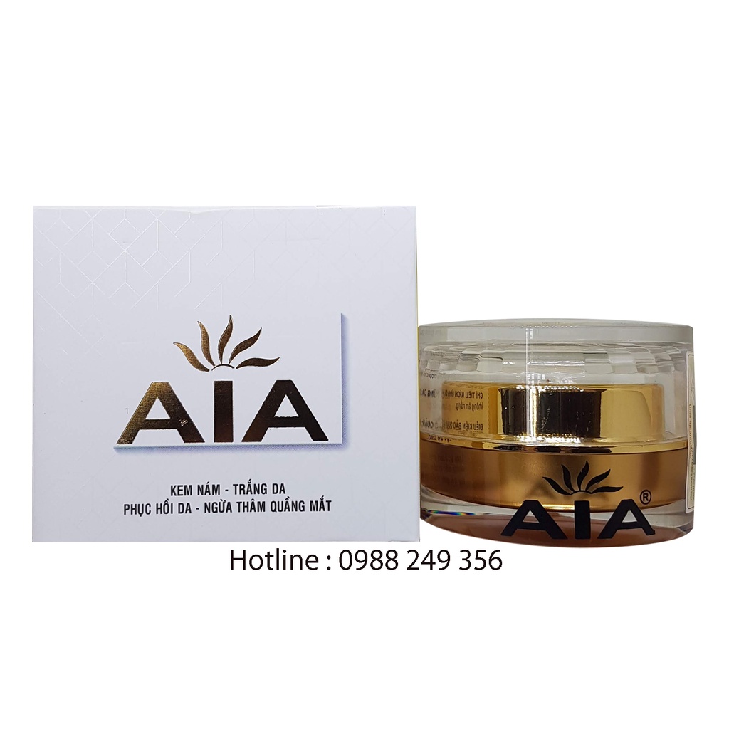 KEM NÁM TRẮNG DA PHỤC HỒI DA NGỪA THÂM QUẦNG MẮT AIA 20G - MỸ PHẨM AIA