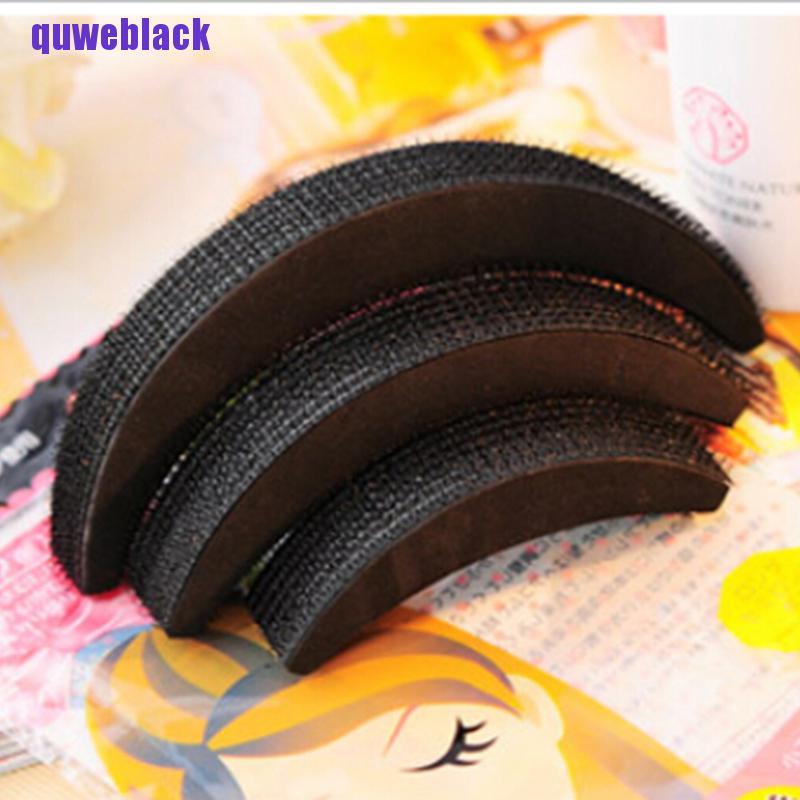 quweblack 3X Different Size Women Volume Hair Base DIY Bump Styling Insert Tool HOT LYG