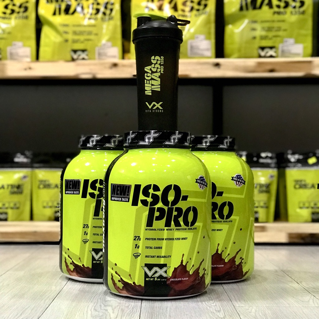 Whey IsoPro - Isopro Sữa Tăng Cơ 100% Hydrolyzed Whey Isolate Vitaxtrong Iso Pro