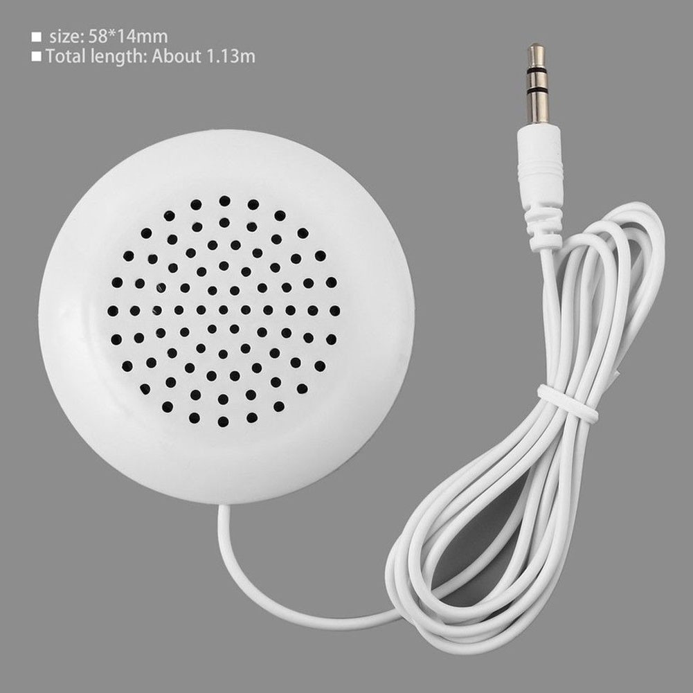 Loa Mini Màu Trắng Kết Nối Jack 3.5mm Cho Mp3/Mp4/Cd/Ipod/Điện Thoại