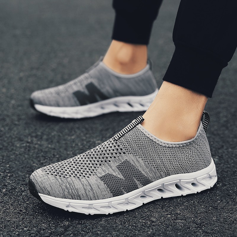 Giày thể thao đế bệt thoáng khí mùa hè dành cho nam kích cỡ 39-44