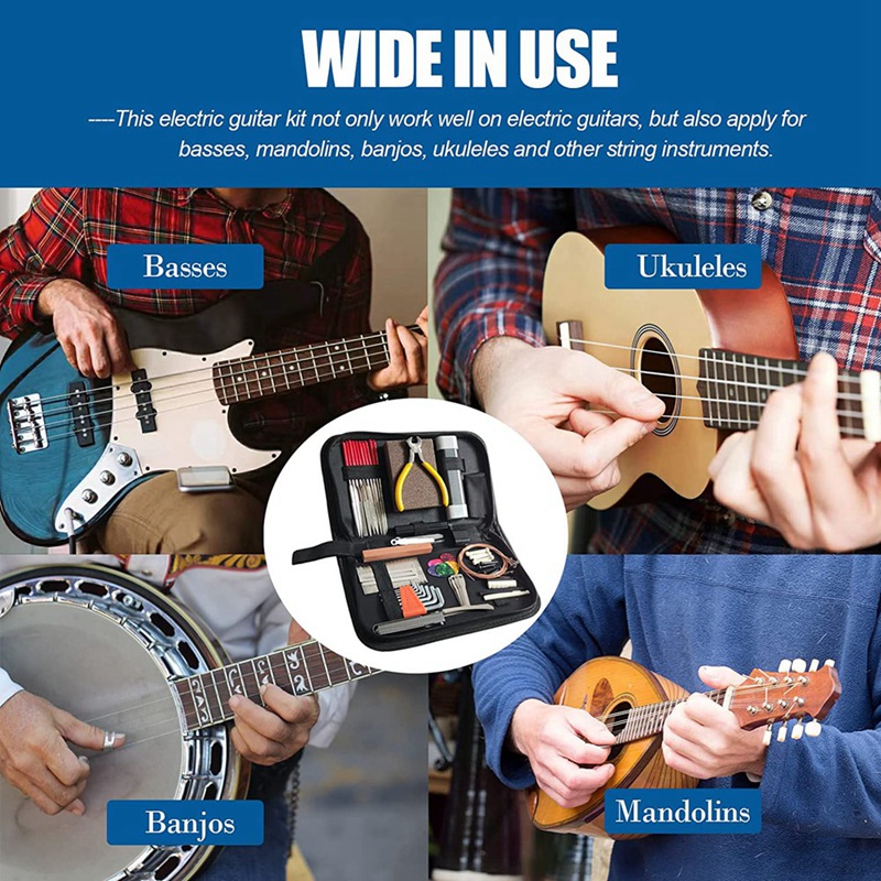 Bộ 67 Dụng Cụ Sửa Chữa Đàn Guitar Bass Ukulele
