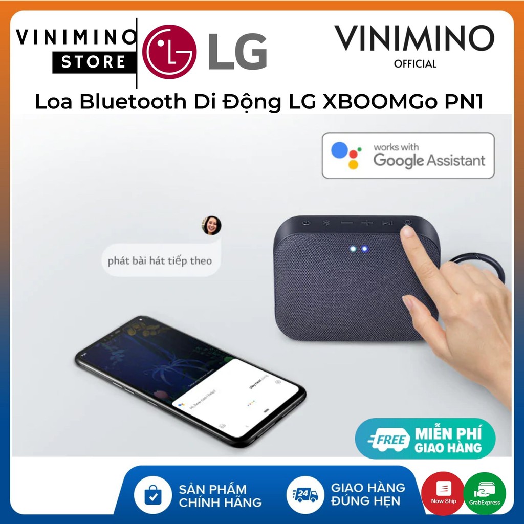 Loa Bluetooth di động LG XBOOM Go PN1 - Hàng chính hãng