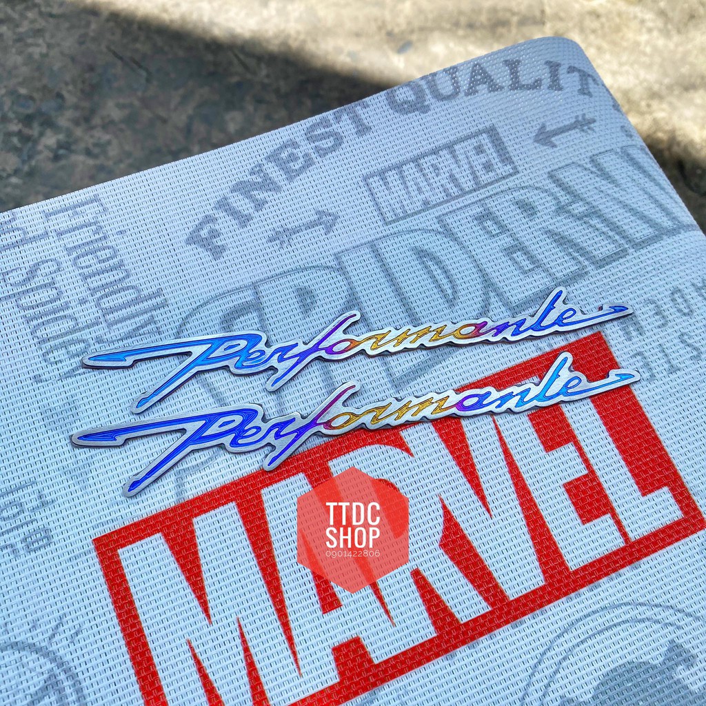 Tem Titan chữ PERFOMANTE