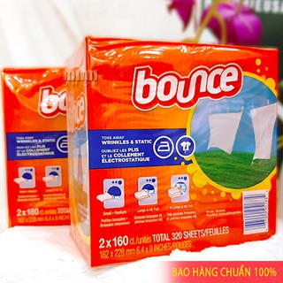 Lốc 2 hộp Giấy Thơm Bounce Outdoor Fresh ( 2x 160 tờ)