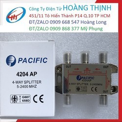 Bộ Chia Truyền Hình Cáp 4 Đỏ pacific 4204AP