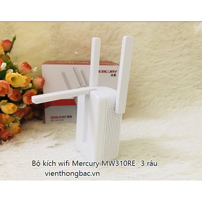 Bộ kích wifi Mercury MW310RE- 3 râu