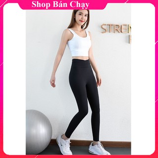 Quần Legging Cạp Cao Nâng Mông Chất Umi Hàn Co Giãn 4 Chiều  Kèm Túi Zip Cao Cấp