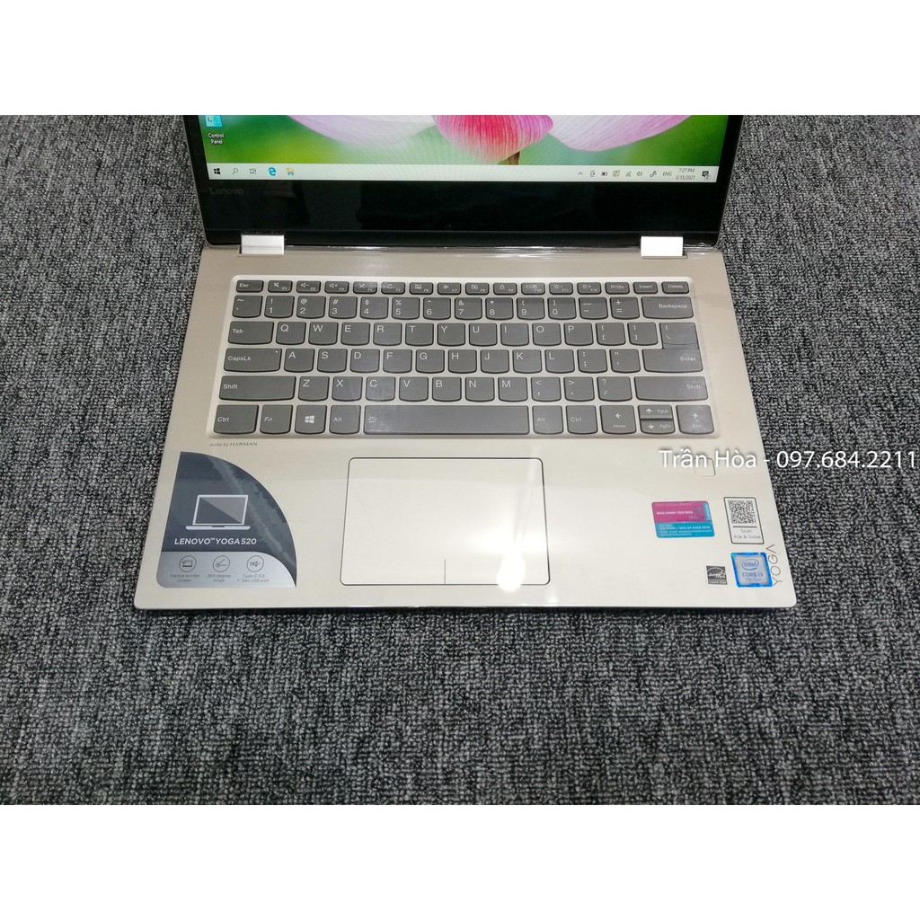 [Laptop màn hình cảm ứng xoay 360 độ] - Lenovo Yoga 520 - 14IKB - Core i3 7130u, Ram 4GB, ổ SSD 128GB M2 PCIe + HDD 1TB. | BigBuy360 - bigbuy360.vn