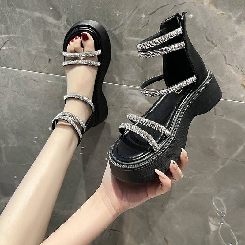 Giày Sandal Đế Dày Thời Trang Mùa Hè Dễ Phối Đồ