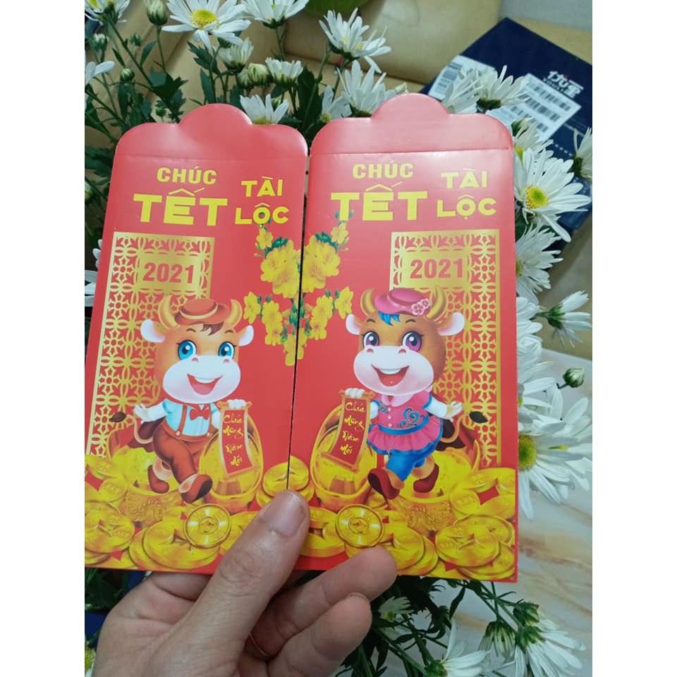 10c LÌ XÌ MẪU NGẪU NHIÊN - Bao Lì Xì Đóng Túi Sẵn - Giấy Bóng Giấy Nhám Cực Đẹp | BigBuy360 - bigbuy360.vn