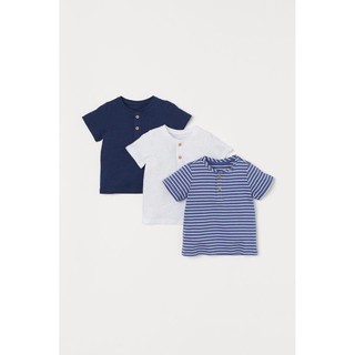 Set 3c áo thun H&M sz 6-24M