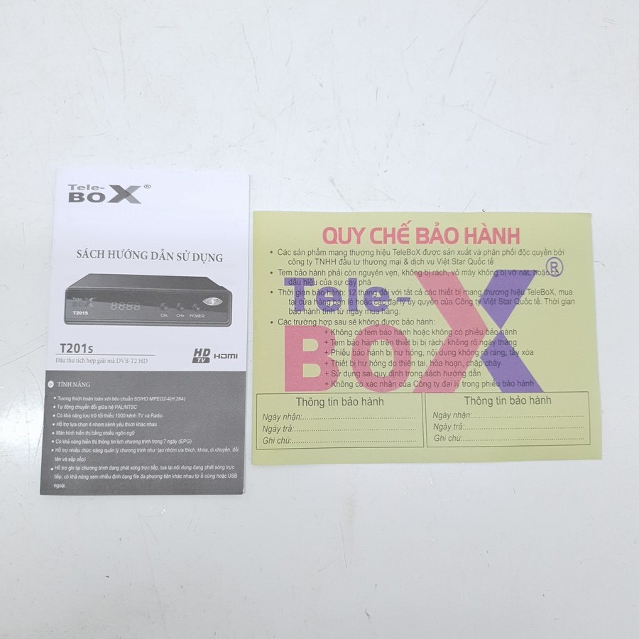 Đầu thu kỹ thuật số DVB T2– Tele Box T201S