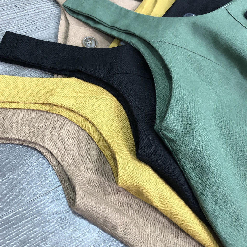 Áo HOBBS crop nút dây bảng 4M