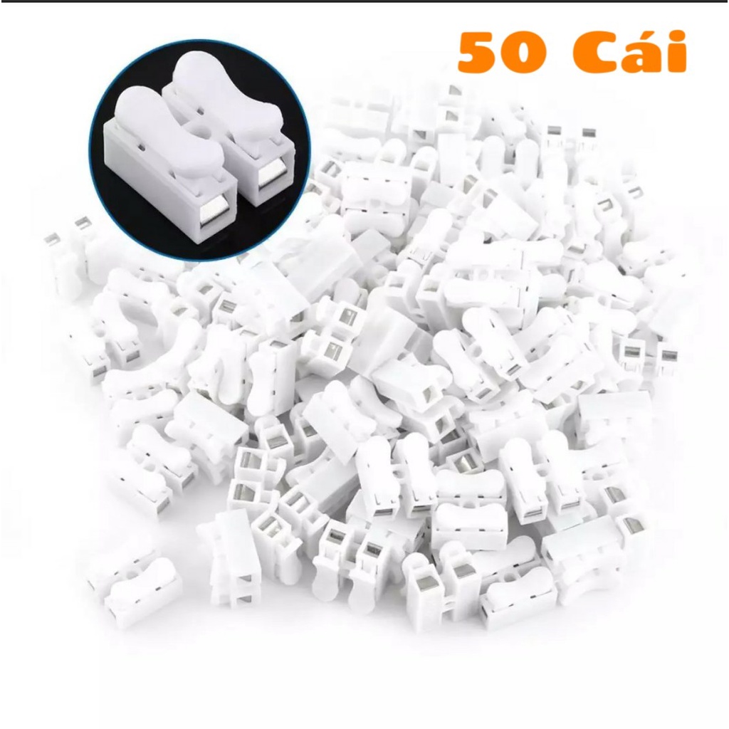 50 Chiếc cút nối dây điện không cần nối dây, không cần kìm bấm CH-2