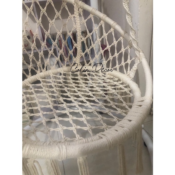 Xích đu treo trần treo trang trí sân vườn