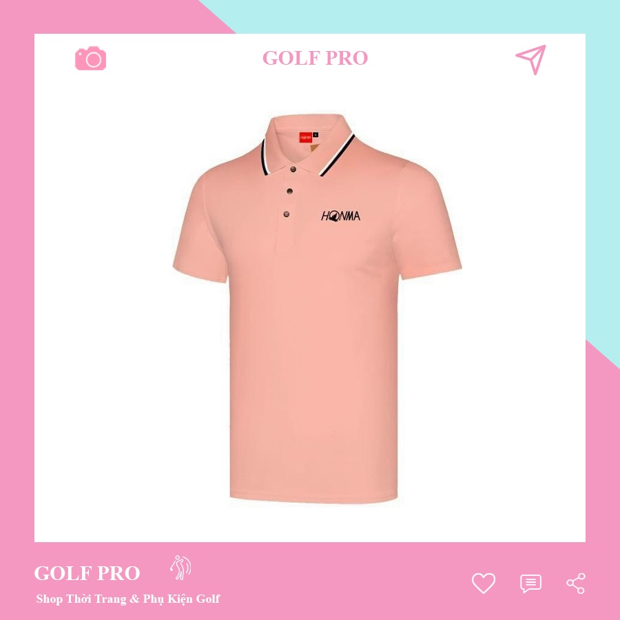 Áo golf nam HONMA trang phục thể thao cao cấp GOLF PRO AN013