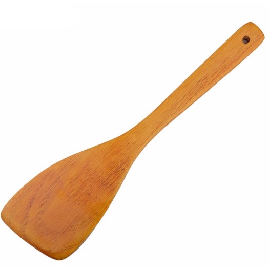 Sạn Chiên Xào Bằng Gỗ Size Lớn Cán Dài 30cm