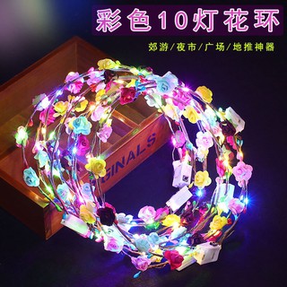 Vòng hoa đội đầu đèn led nháy