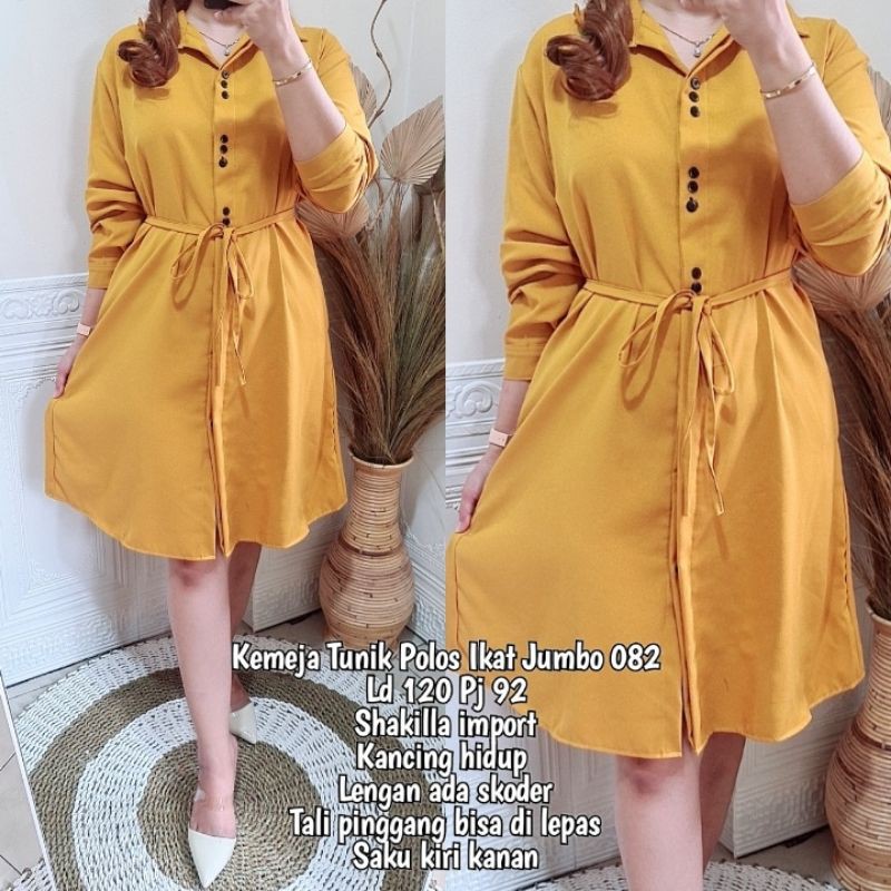 Áo Sơ Mi Trơn Thắt Cà Vạt Size Lớn 082 Size Xxl-Xxxl