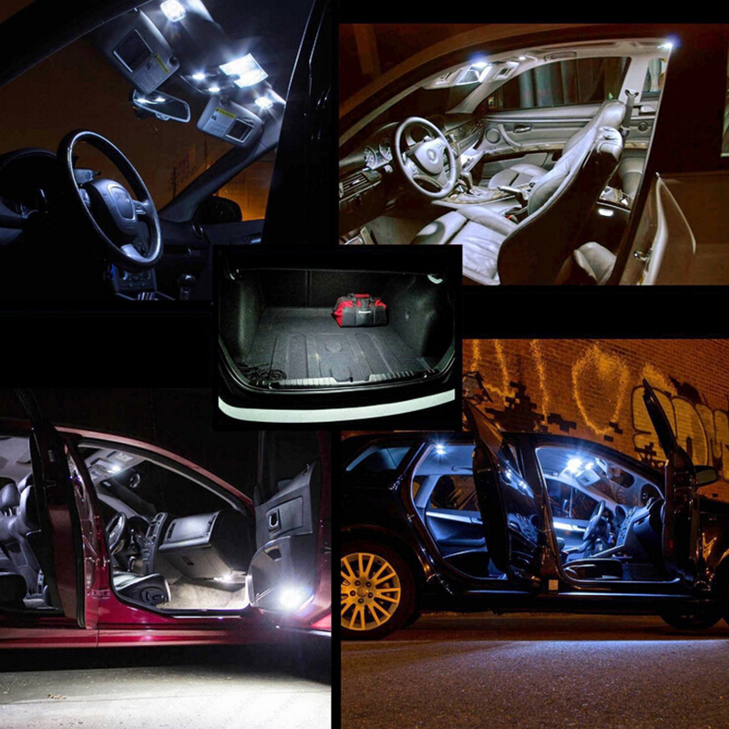 2 Bóng đèn 16 LED SMD 31mm 3528 chuyên dụng cho xe hơi