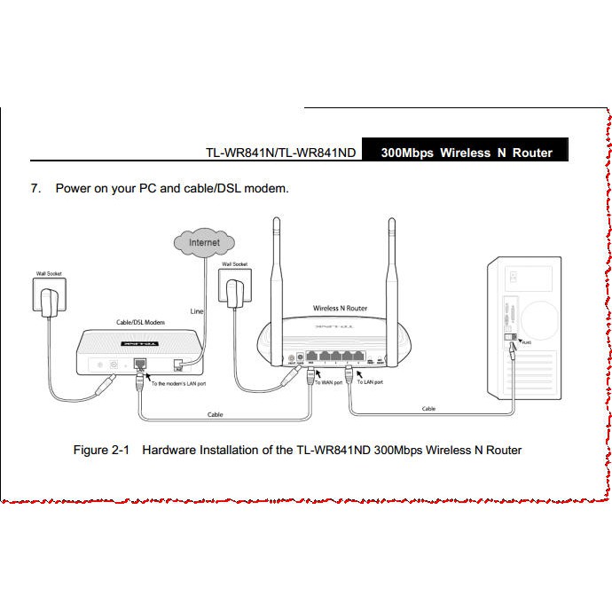 Bộ định tuyến không dây TP Link TL-WR841N (Trắng) - Modum phát wifi chính hãng 300mbps sử dụng vừa cho 1 hộ gia đình | BigBuy360 - bigbuy360.vn