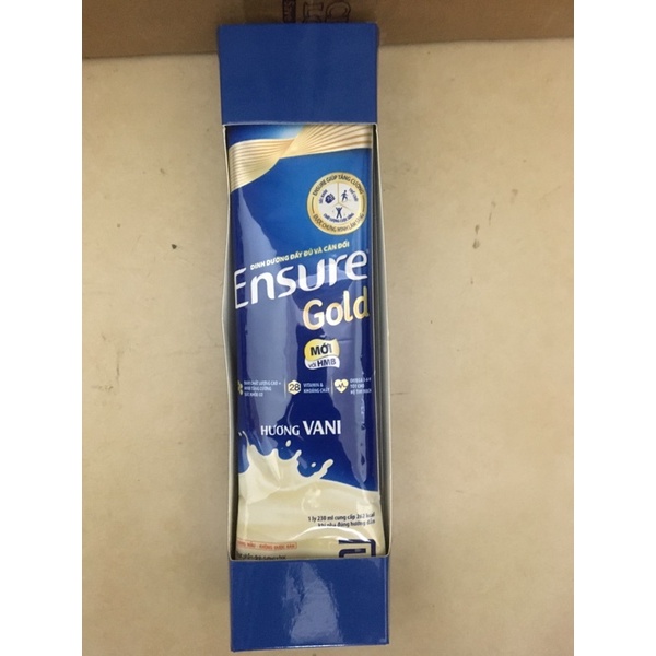 10 Gói Ensure Gold Hương Hạnh Nhân 60,6g/1 gói